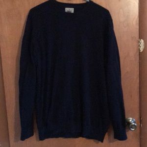 LL Bean cotton and cashmere sweater